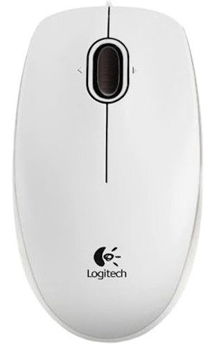 Миша Logitech Optical Mouse B100 White (6449350) Киев - изображение 1
