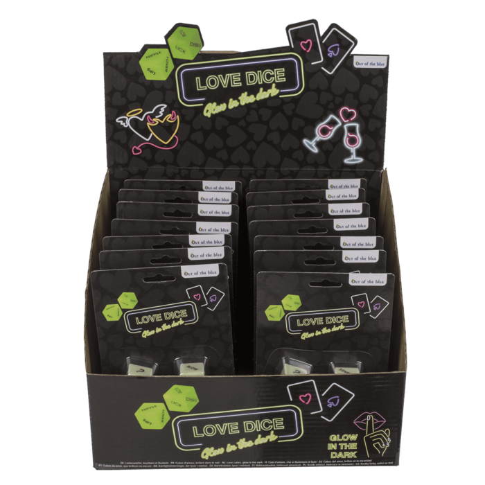 Неоновые кубики Love Dice Glow In The Dark, 2 шт. Sex Aura Киев - изображение 8