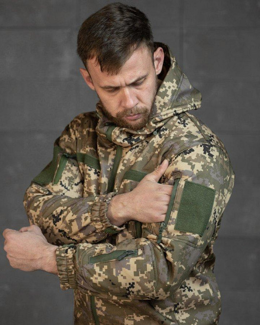 Тактический костюм софтшел BANDIT пиксель ВТ7960 Одесса - изображение 16