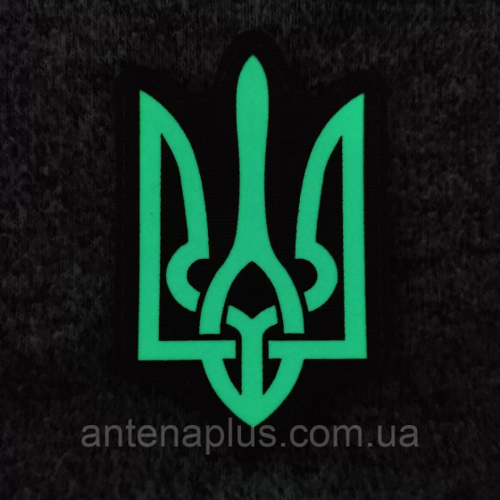 Герб світлонакопичувальний Laser Cut хакі патч / шеврон Київ