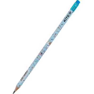 Олівець графітний Kite Dog круглий, з гумкою, НВ (K24-056-1) Вінниця