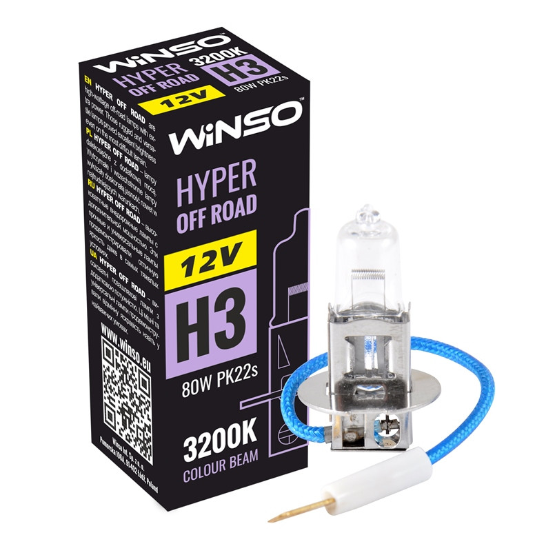 Галогенова лампа Winso H3 12V 80W PK22s HYPER OFF ROAD Львів - фото 1