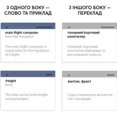 Обучающий набор English Student Карточки для изучения английского языка Agriculture English Vocabulary, українська (591225966) Винница