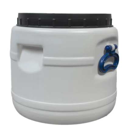 Бочка пластиковая 20л пищевая белая бидон  широкая горловина для солений,меда,молока Днепр