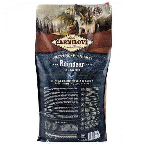 Корм сухий Carnilove Adult Raindeer для дорослих собак усіх порід з північним оленем 12 кг Київ