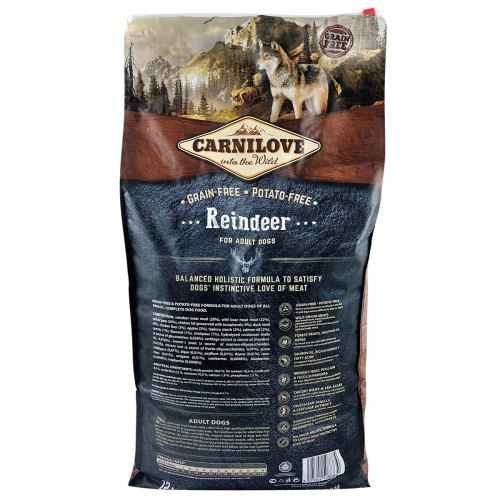 Корм сухий Carnilove Adult Raindeer для дорослих собак усіх порід з північним оленем 12 кг Київ - фото 4