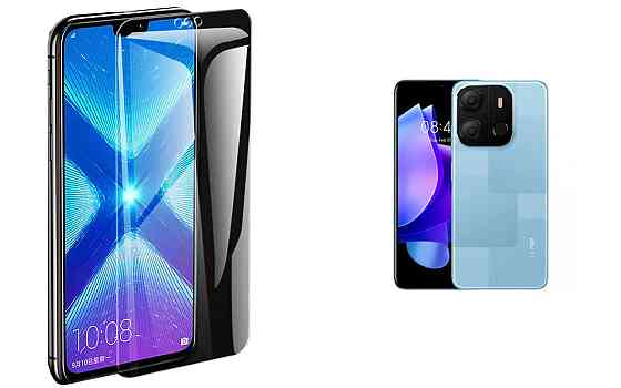 Защитное стекло NeoGlass для Tecno POP 7 (BF6), POP 7 Pro – ультрапрозрачное и устойчивое Киев