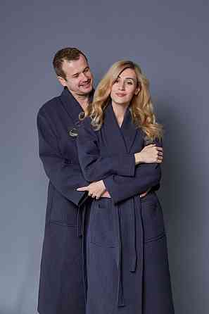 Халат вафельний Ideal Textile довгий темно-сірий (56860640) 3XL Чернівці