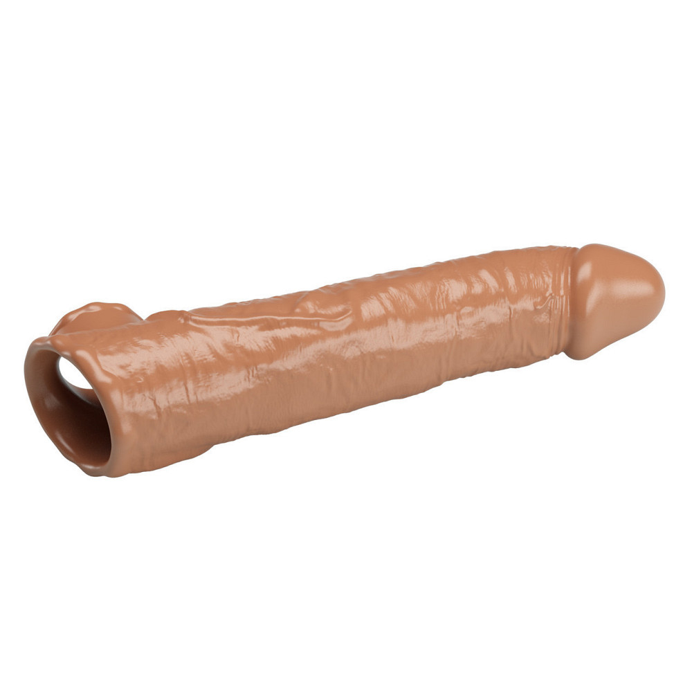 Подовжуюча насадка Pretty Love - Silas Penis Sleeve Brown, BI-026279-1 Sex Aura Київ - фото 7