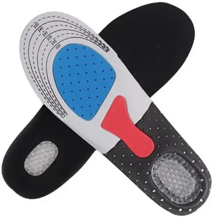 Универсальные ортопедические стельки с жестким супинатором и гелевой пяткой Коломыя