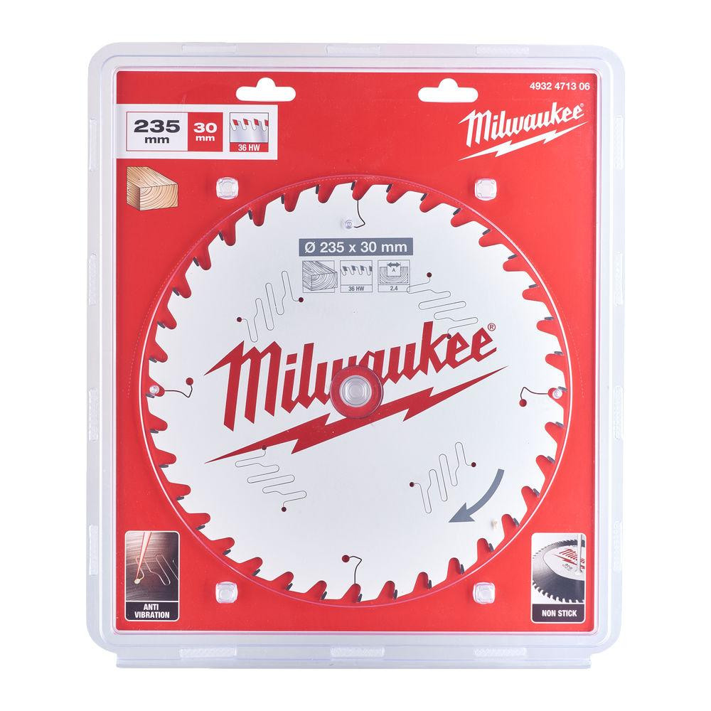 Диск пиляльний PFTE MILWAUKEE, O235х30х2,4мм, 36 зуб. Одесса - изображение 1