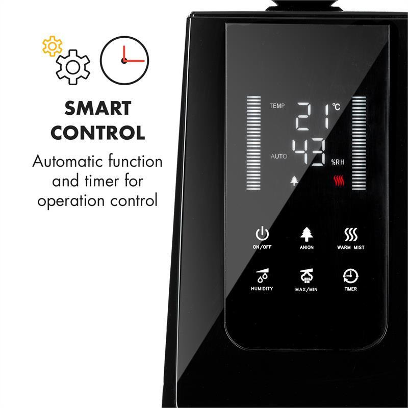 Зволожувач повітря VapoAir іонізатор 350 мл/год бак 5,5 л ароматизатор пульт дистанційного керування (Німеччина, Рівне - фото 3