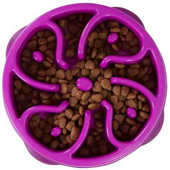 Миска лабиринт для собак Outward Hound Fun Feeder Slo-Bowl Flower (Аутвард Хаунд Фан Фидер Цветок) 20.32 х 24.13 х 5.59 см. Запорожье