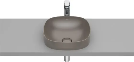 Раковина  Roca Inspira 37X37Cm Soft Fineceramic Cafe (A32750R660) Киев