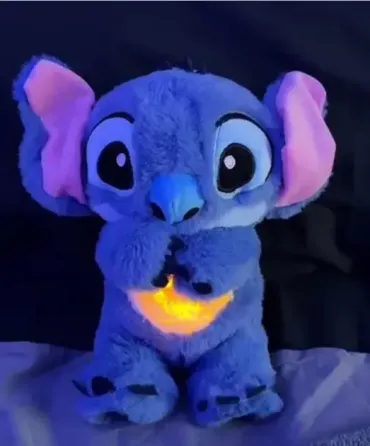 Мягкая игрушка Стич (Stich) из мультфильма Лило и Стич, дышит, светится, колыбельная Коломыя