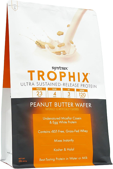 Протеїн Syntrax Trophix (66 % protein) 907g (Peanut Butter Wafer) Луцьк - фото 3