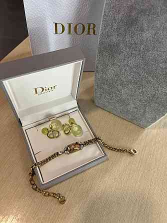 Діор набір сережки та браслет/ Dior Одеса