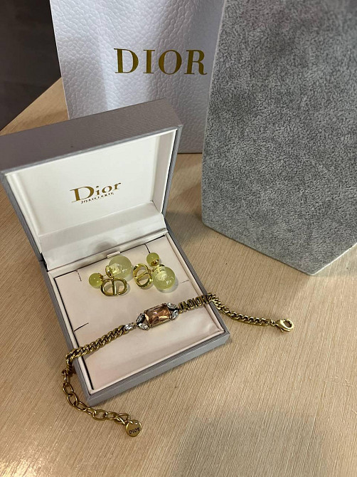 Діор набір сережки та браслет/ Dior Одеса - фото 3