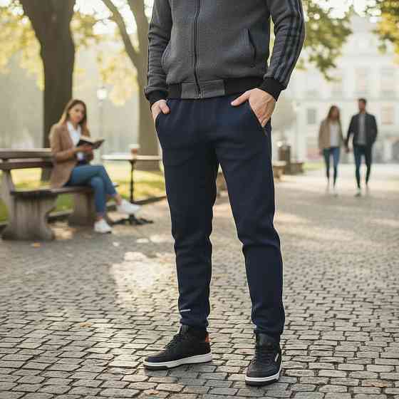 Зимние штани мужские Синий 50 Харьков