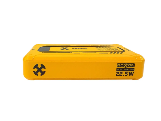 Зовнішній акумулятор Power Bank 20000mAh 22.5W ROXON RO11 швидка зарядка для смартфонів та гаджетів Одеса