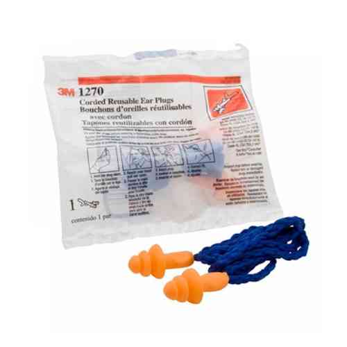 Беруши 3M 1270 25дБ Елочка, упаковка 100 пар, затычки в уши для ушей от шума Вінниця