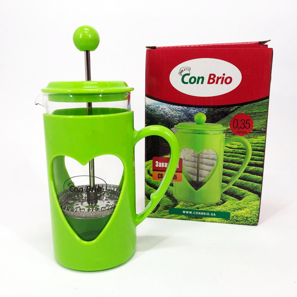 Френч-пресс красивый, Простой френч-пресс, Френч-пресс для заварки кофе вместительный UH-23 Львов - изображение 5