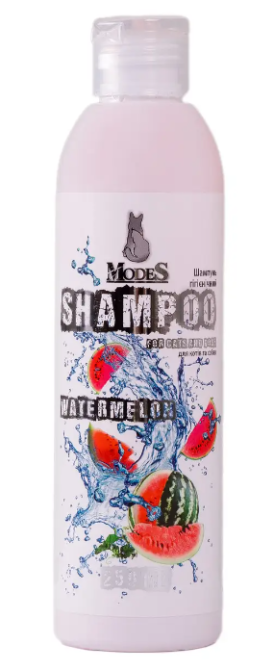 Шампунь Modes Shampoo Fruit boom Watermelon Модес фруктовий з ароматом кавуна для кішок і собак 250 мл Вінниця - фото 1