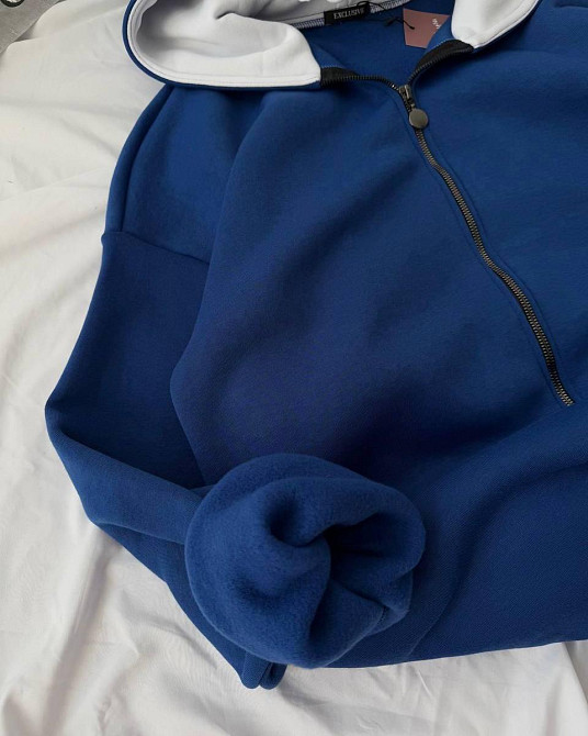 Женский теплый оверсайз худи с ушками в виде любимца Стча трехнить на флисе Одесса - изображение 2