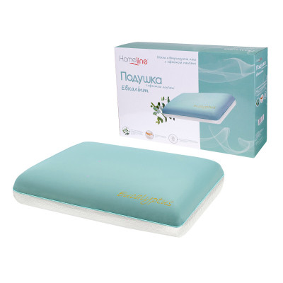 Подушка Home Line ортопедическая с ароматом эвкалипта 60 х 40 х 13 см (185715) Винница - изображение 3
