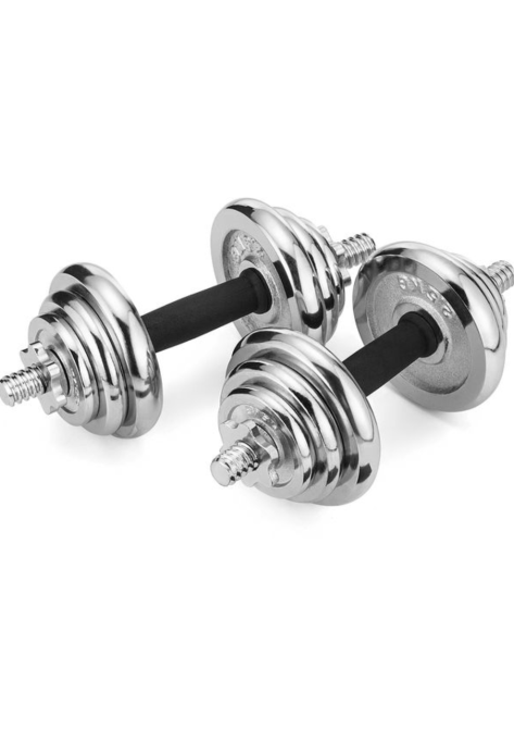 Набір гантелі в кейсі Gymtek хромовані 2х10кг Киев - изображение 3