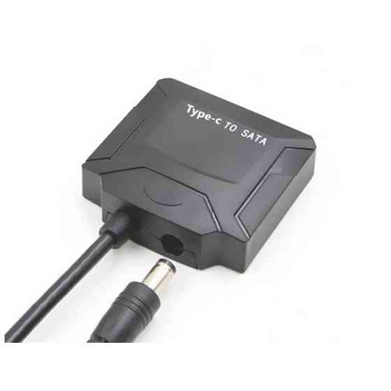 Перехідник USB3.1 Type-C --> SATA III (F) 2.5"/3.5" 7+15pin з БЖ (S0747) Київ