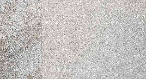 Шпалери вінілові на флізеліні Marburg Lava метрові однотонні структурні під крихту сірі з бежевим Київ