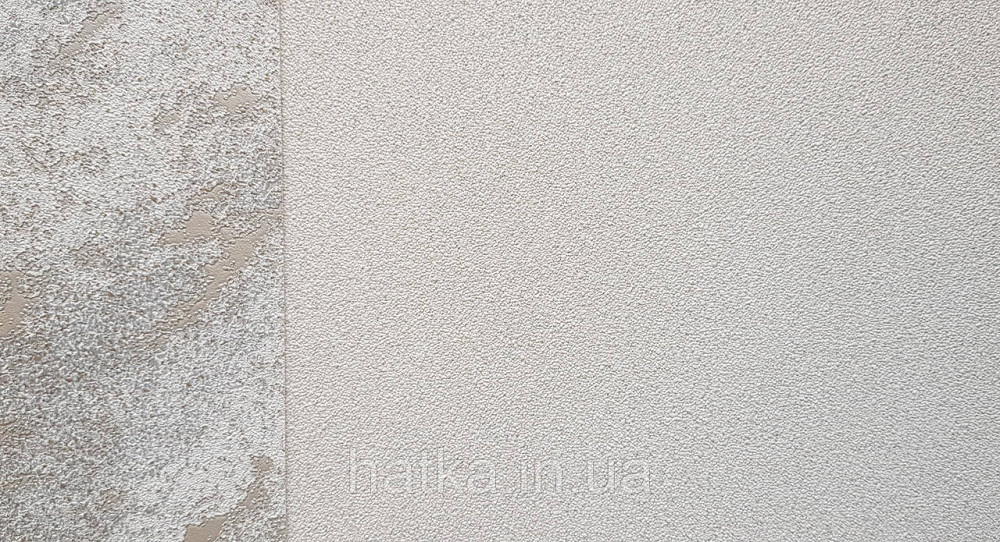 Обои виниловые на флизелине Marburg Lava метровые однотонные структурные под крошку серые с бежевым Киев - изображение 3