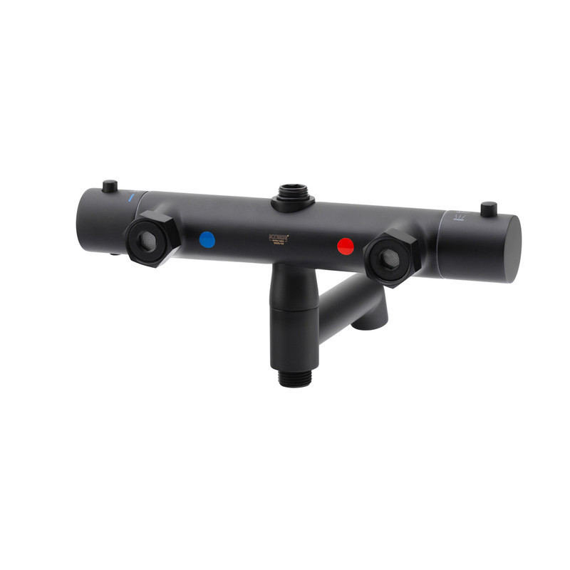 Душова колонна Koer KB-57029-05 з термостатичним змішувачем, 3 функції, чорний колір (KR5491) Харків - фото 10