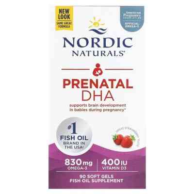 Жирные кислоты Nordic Naturals ДГК (докозагексаеновая кислота) для беременных, вкус к (NOR-01753) Винница