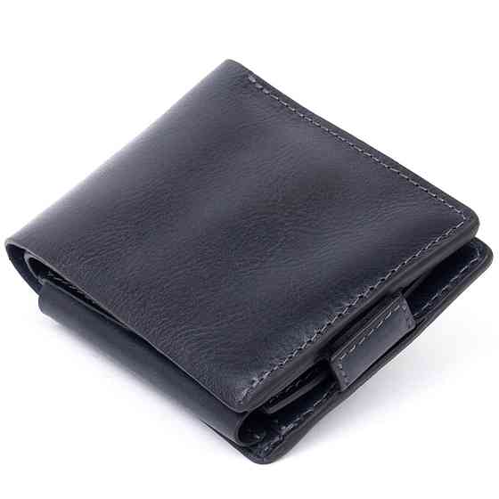 Функціональне тонке портмоне Синє (GRANDE PELLE) Київ