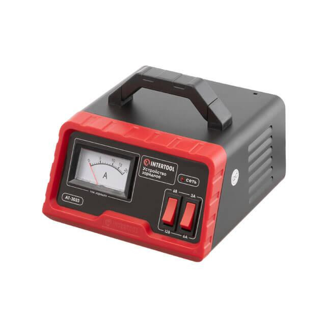 Зарядний пристрій INTERTOOL AT-3033 для автоакумуляторів, 6/12 В, 3/6 А, 4-60 Аг - легка зарядка для кожного водія Івано-Франківськ - фото 5