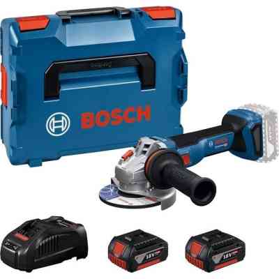 Шліфувальна машина Bosch GWS 18V-11 125мм, 18В, 2x5Ah, 0-9000об/хв, 1.7кг, кейс (0.601.9N4.103) Вінниця