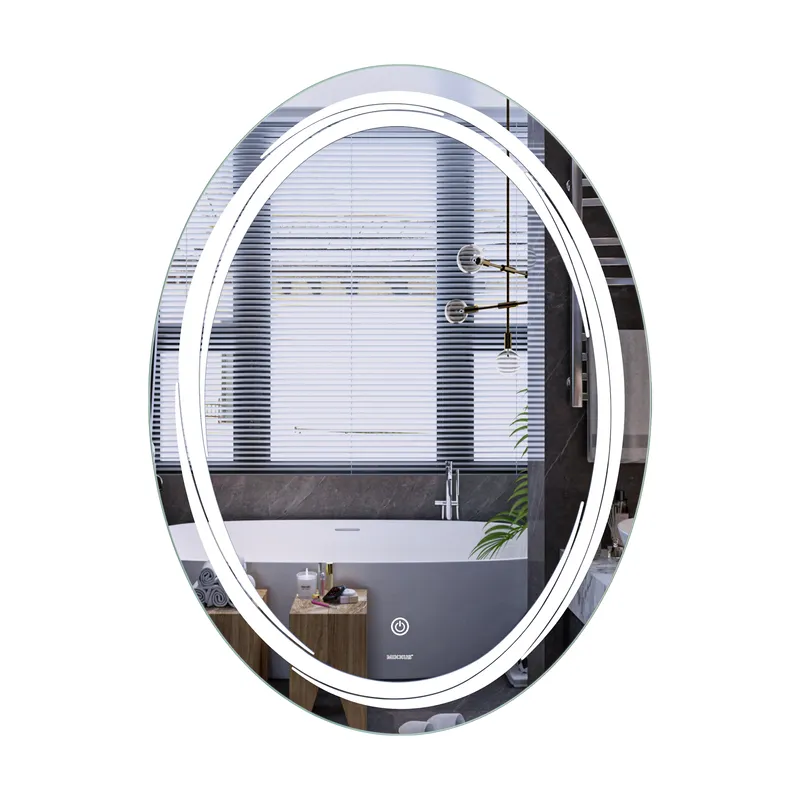 Дзеркало Mixxus Premium WAVE MV04-60x80 з Led Touch, Anti-fog, димером (3-6,5kK) (MP6636) Київ - фото 1