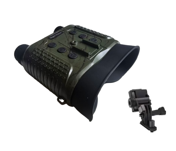 Прилад (бінокуляр) нічного бачення NV8160 (до 400м) з кріпленням на голову та шолом (Камуфляж) Вінниця - фото 1