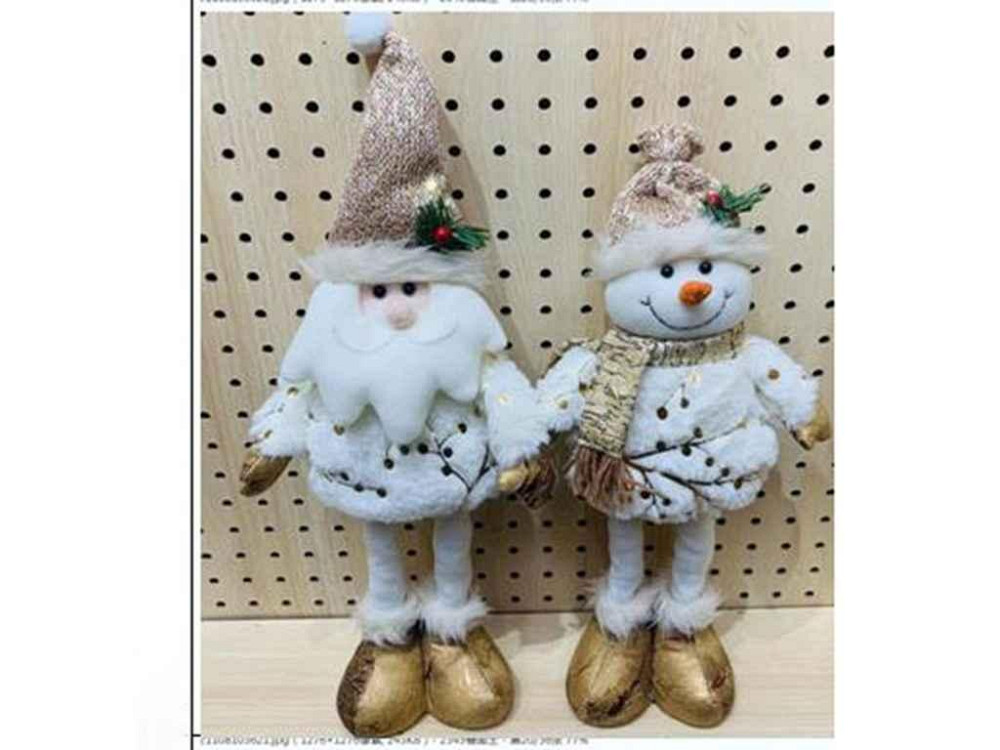 Фігура новорічна 40см Santa Snowman M48359 ТМ STENSON   Solmir Київ - фото 1