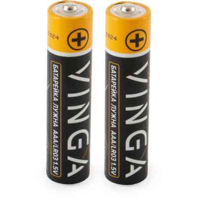 Батарейка AAA LR03 Alkaline 2pcs Blister Vinga (VJABAAA2) Винница