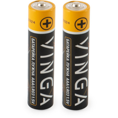 Батарейка AAA LR03 Alkaline 2pcs Blister Vinga (VJABAAA2) Винница - изображение 2