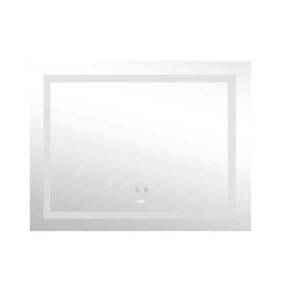 Дзеркало прямокутне для ванної Lidz Kubis 1000х800 з LED-підсвіткою Touch, з антизапотіванням LD78LF61410080 Харків