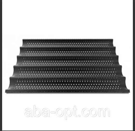 Форма алюмінієва для випічки багетів Блек 60 х 40 х 2,5 см (шт). Одеса