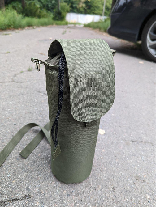 Тактична сумка підсумок чохол тримач для пляшки термосу 1.5 л з системою MOLLE Днепр - изображение 1