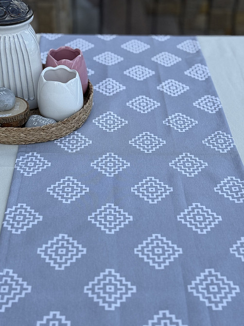 Ecotton Ранер доріжка Ecotton DUCK 45x170 см для обіднього столу водовідштовхувальна сірого кол Коломия - фото 4