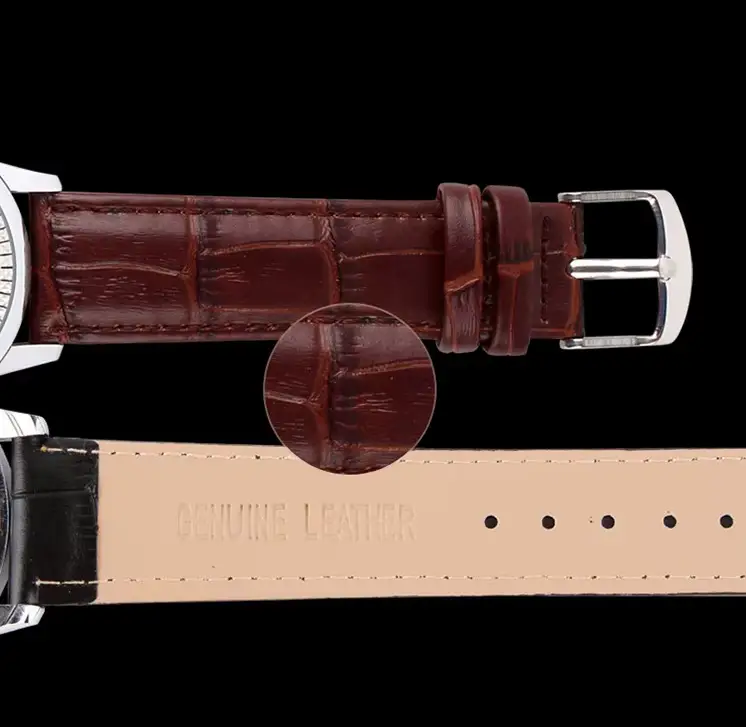 Мужские наручные часы Skmei 9058 Коричневый с белым Киев - изображение 4