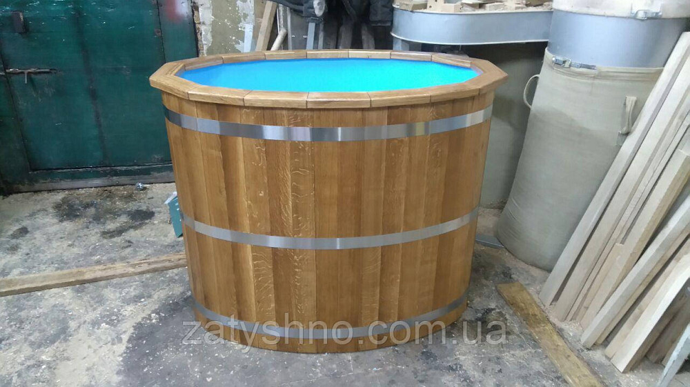Купель овальная со вставкой под разборку из дуба Киев - изображение 2