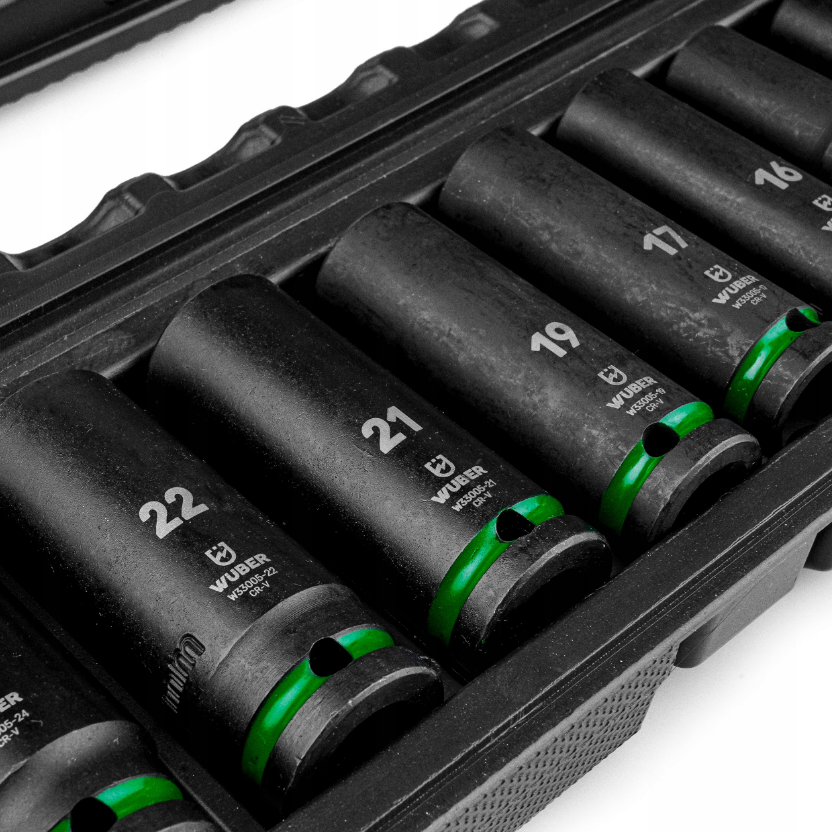 Набор ударных торцевых головок 1/2» 10-32мм 13шт. Wuber (Польша) Киев - изображение 4